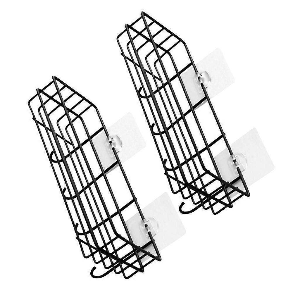 Bathroom Hanging Rack Punch-Free for Storage 6Pcs Set