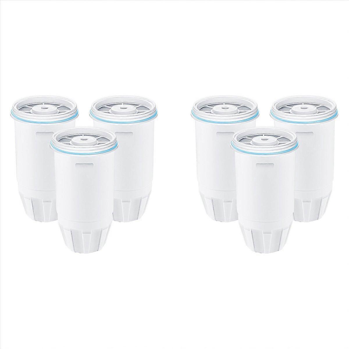 6Pcs Water Filters Replacement for Zero ZR-001,ZR-003 ZR-004, ZR-006 Water Pitchers and Dispenser,Mu