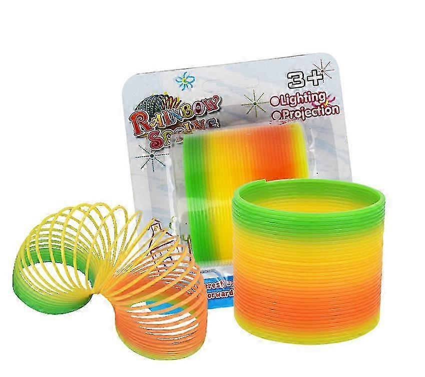 Spring Rainbow Ring Magic Set,Stress Toy, 2 Pack 25-26