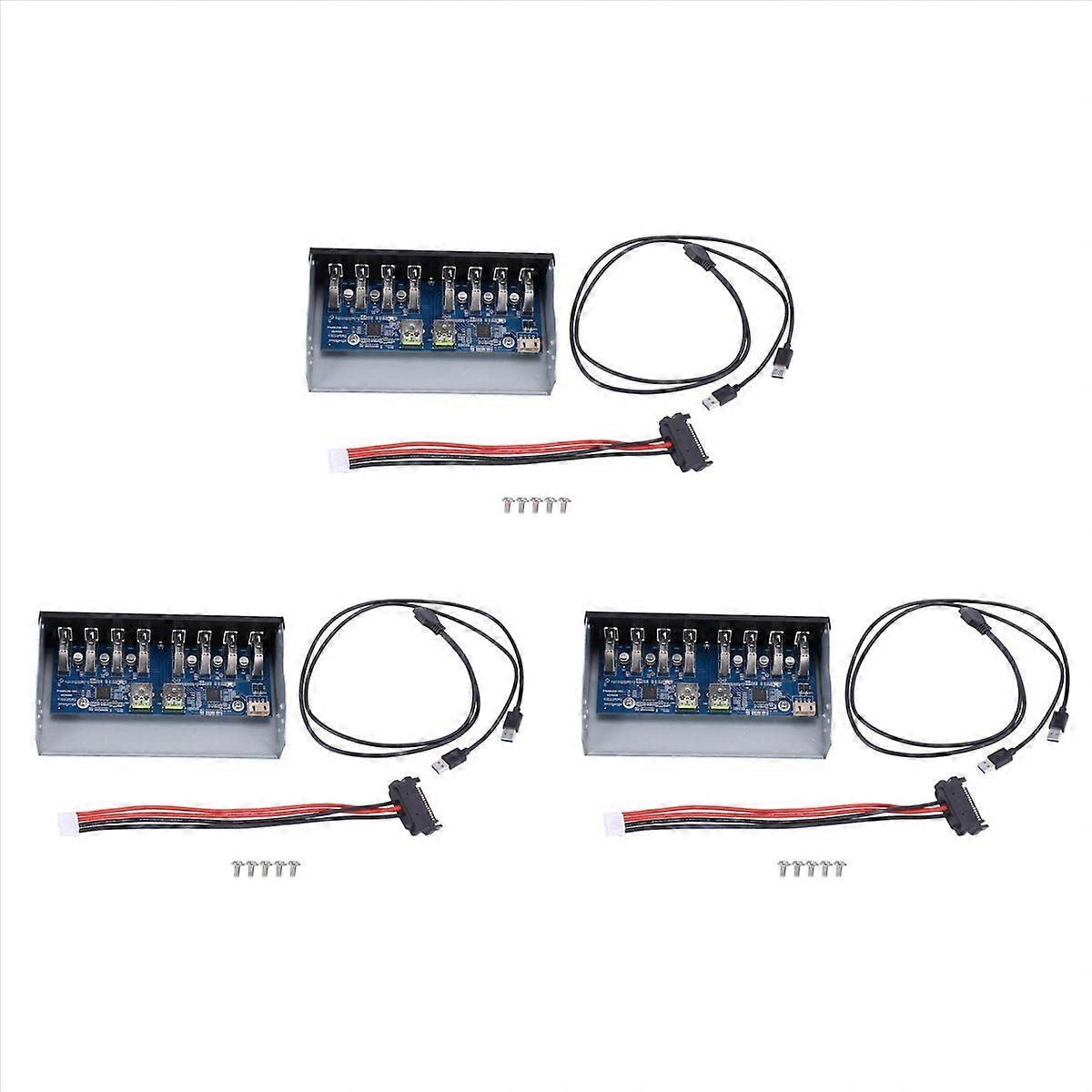 19 Pin To 8 Port USB 3.0 Hub 5.25 Inch CD-Rom Drive for Computer Case