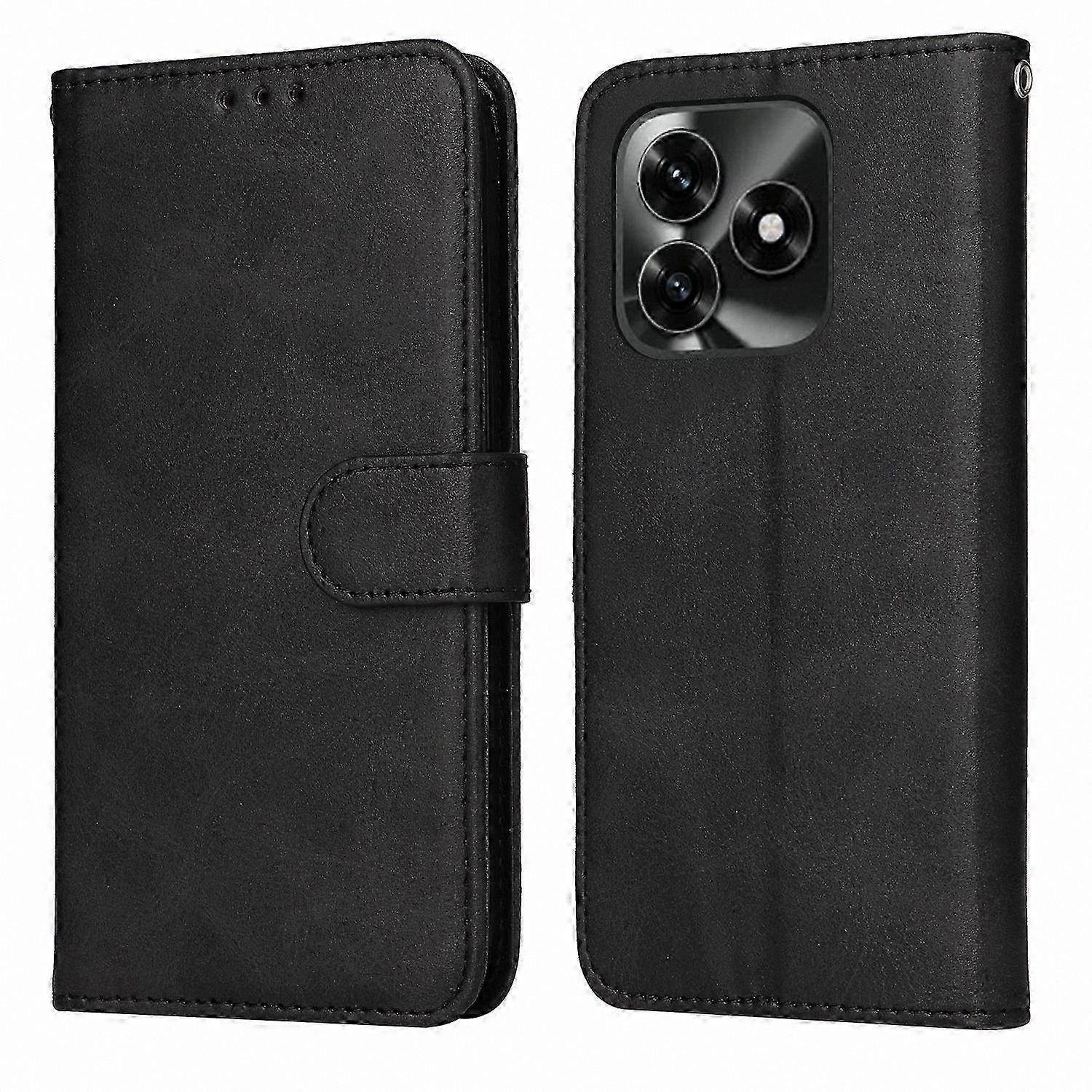 Wallet Case for Honor X5c Plus, PU Leather Folio Flip Cover Protector with Card Slots and Stand Function