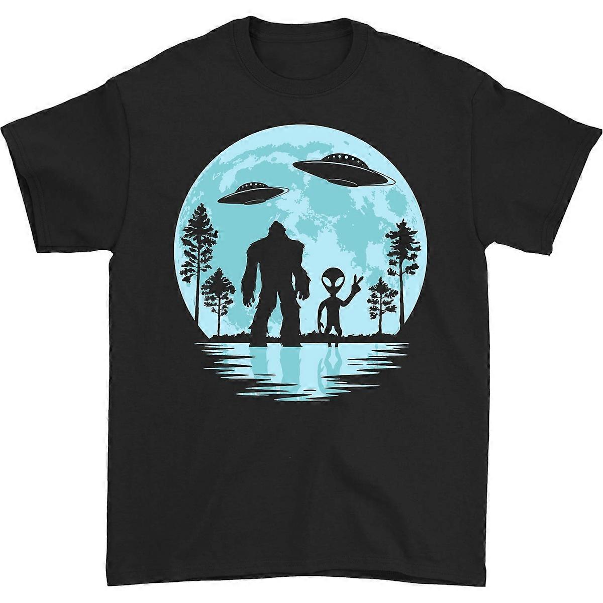 Bigfoot Sasquatch Yeti Alien Drôle Cache-cache T-shirt, Amoureux des OVNI, Fête costumée d’Halloween