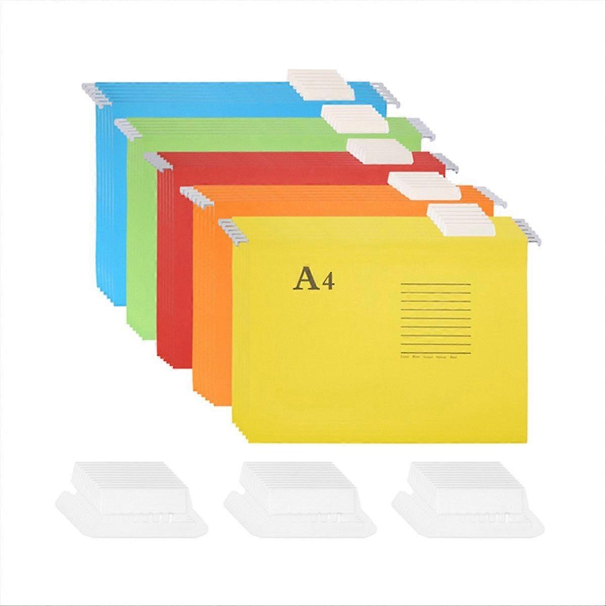 Hanging File Folders, 25 Pack, Letter Size,Assorted Colors