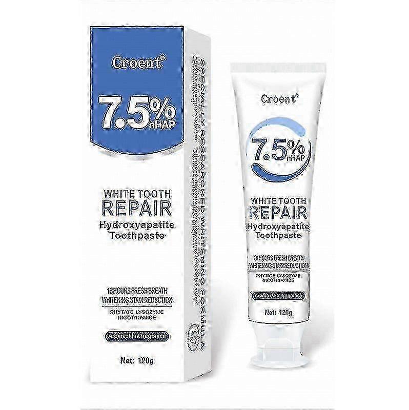 Hydroxyapatite Toothpaste for Advanced Enamel Protection, Gentle and Effective Formula, Fluoride-Free Toothpaste for Sensitive Teeth