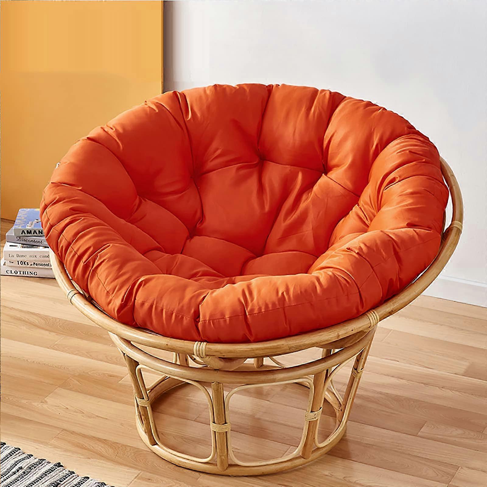Thickened Overstuffed Round Cushion For Hanging Egg Swing Chair Universal Fit Seat Pad For Rocking Chairs Plush Padding