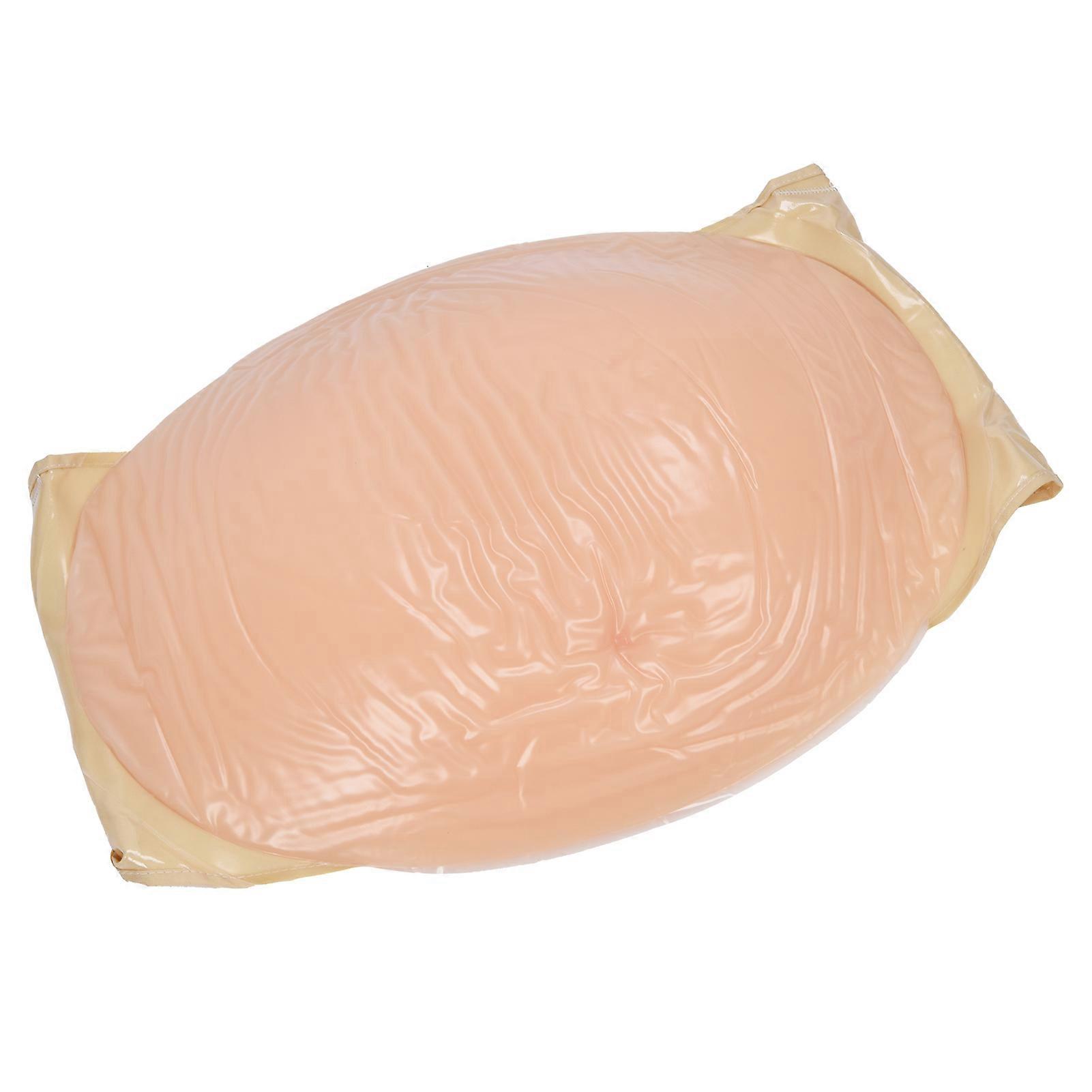 Silicone Fake Pregnancy Belly Soft Elastic Artificial False Belly Actor Performance PropsSkin Color 4‑5 Months