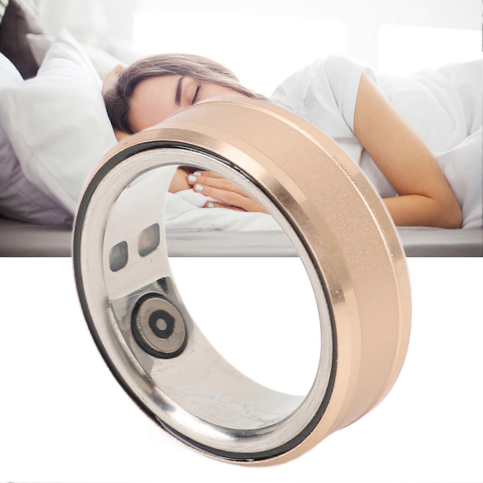 Smart Health Ring Sleep Monitoring Body Temperature Detection Rechargeable Health Ring Tracker for Sports Fitness Size 23 Inner Diameter: Approx. 20.