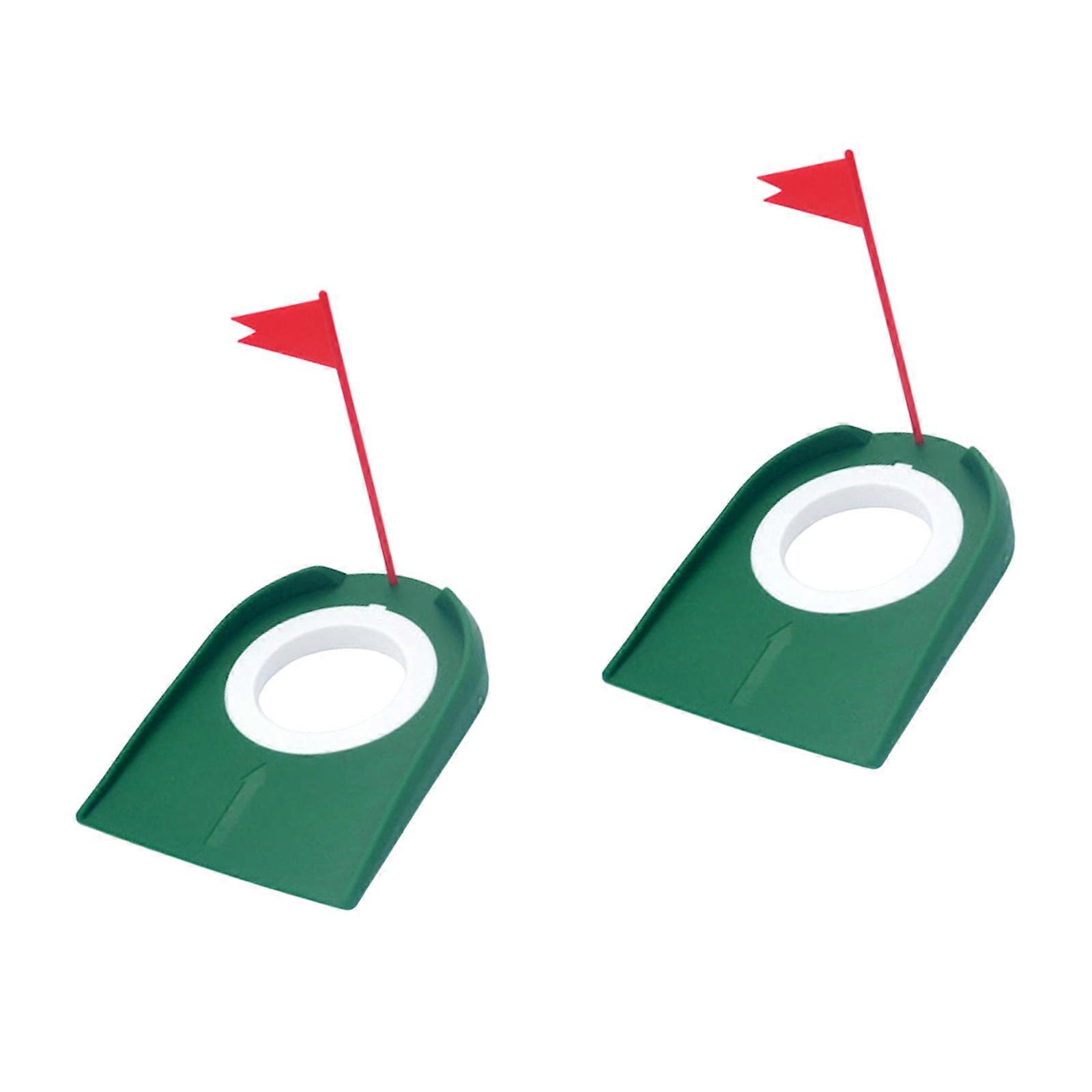 Beginner Golf Training Aids Office Golf Practice Tool Metal Golf Training Base for Swing Accuracy  Red