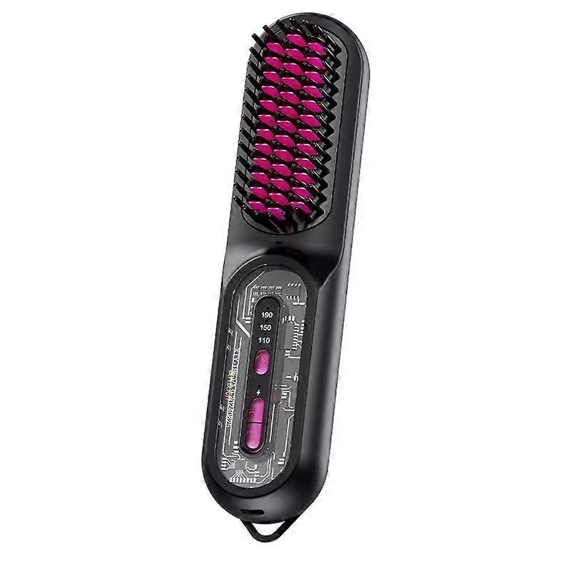 Wireless Hair Straightener Pro with 8000mAh Battery Fast Charging USB-C Negative Ion Technology Ceramic Plates for Frizz-Free Styling