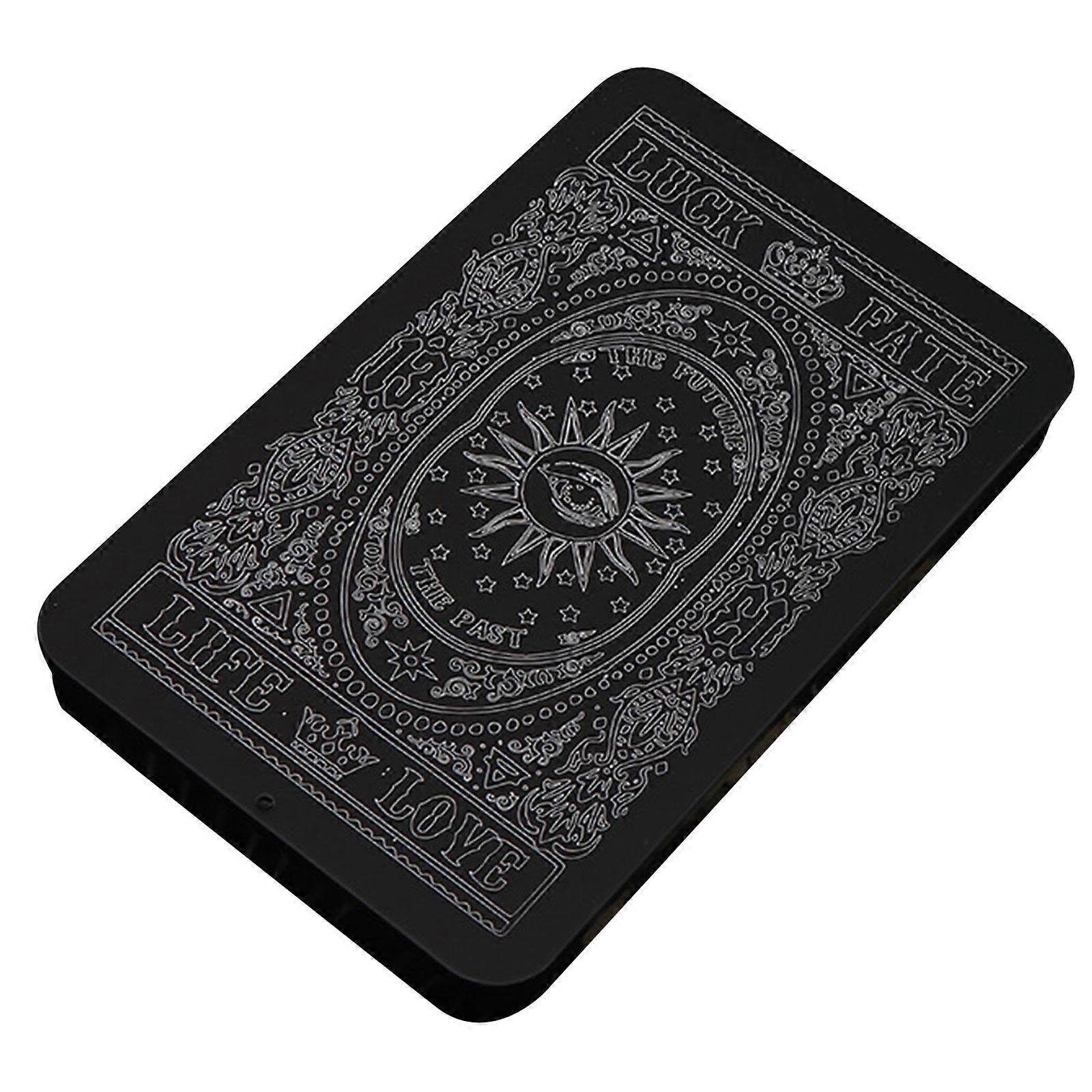 Rectangle Storage Box Small Storage Box Organizers Jewelry Keys Coins Container Box Playing Card Box Tarot Storage Can Multicolor