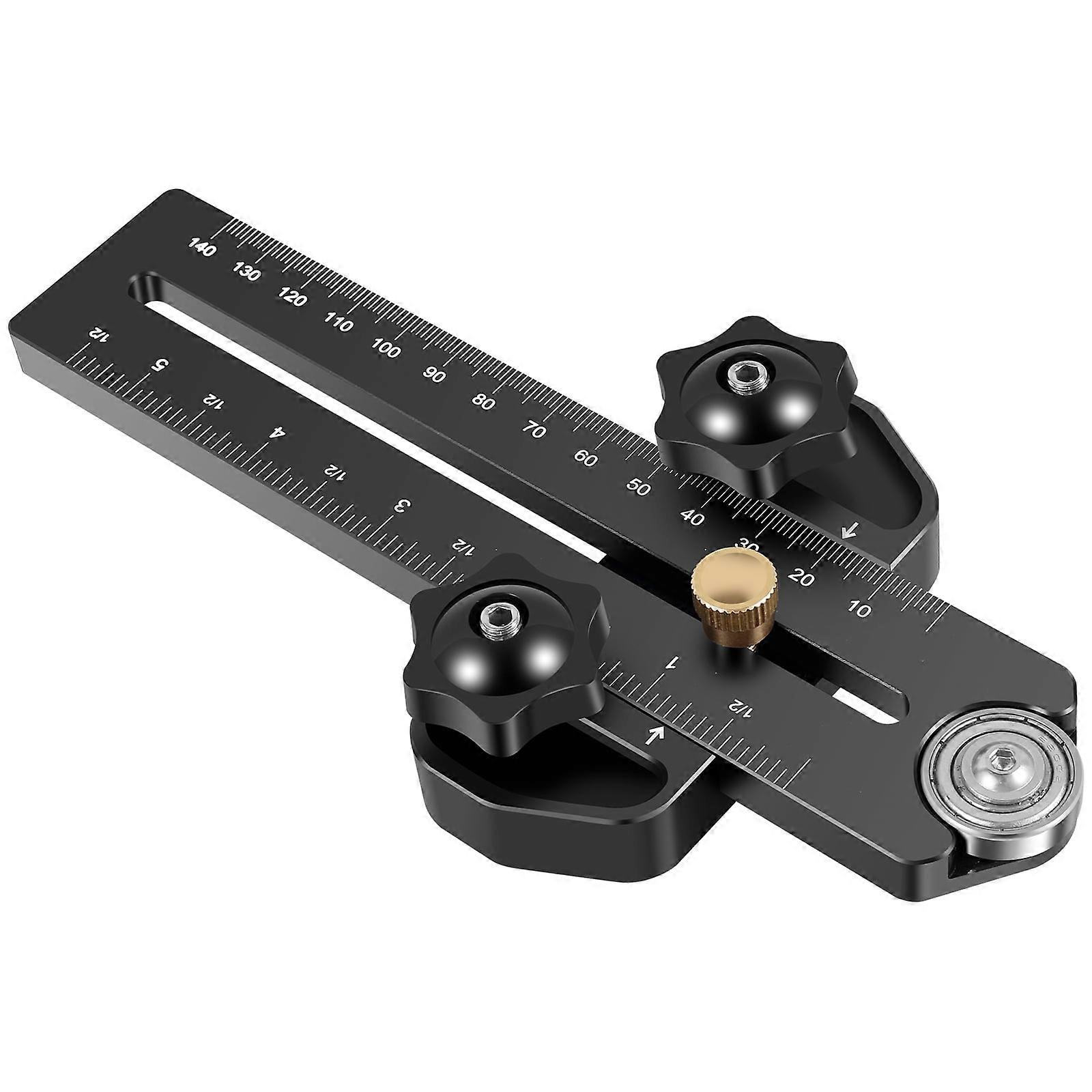 FUYGRCJ Thin Rip Jig for 3/8"x3/4" T Slot, 1/4"x3/8" U Slot – Compatible with Table Saws, Safe & Precise Woodworking Tool