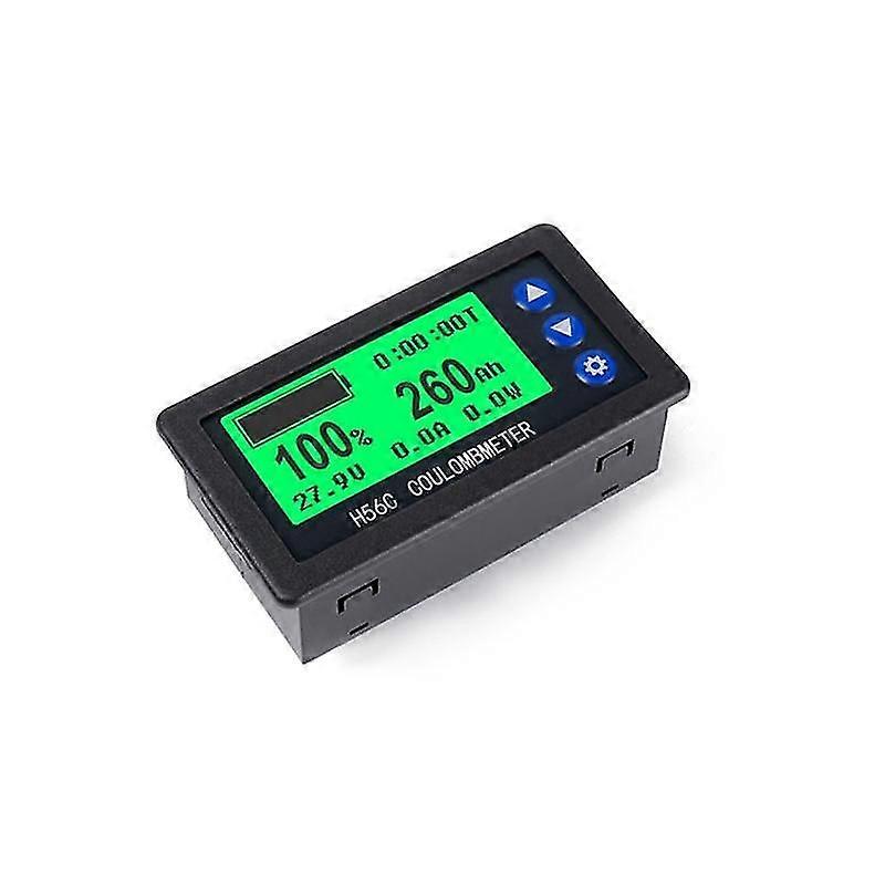Battery Monitor Hall Coulomb Meter Dc 8-100v 50a Lifepo4 Lead-acid Li-ion Lithium Capacity Power Di