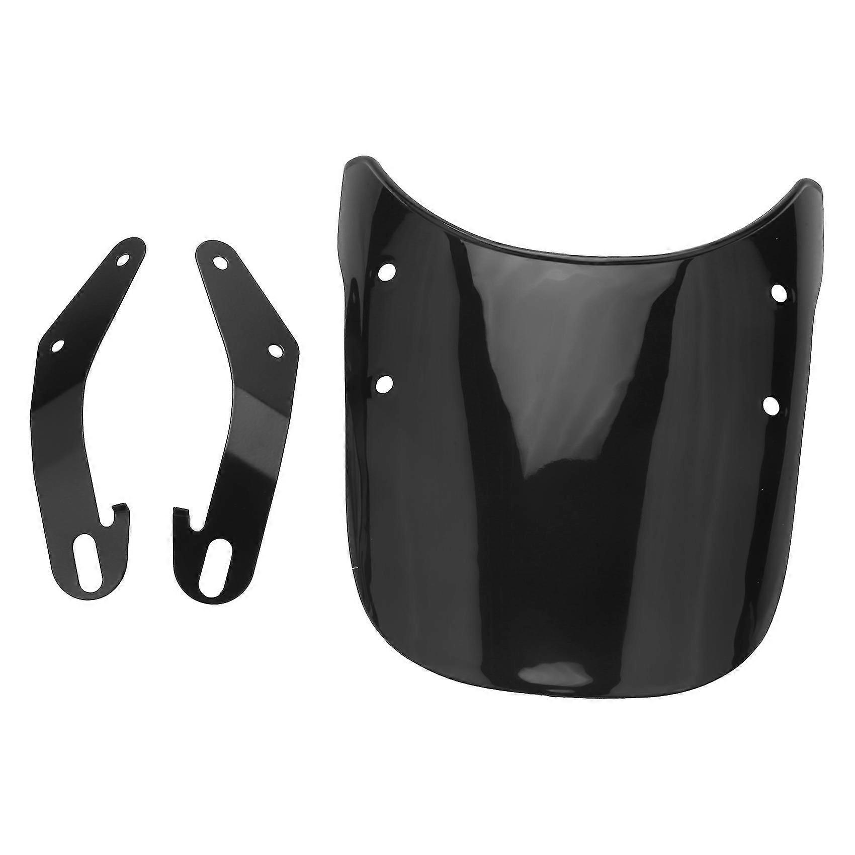 Airflow Adjustable Universal Motorcycle Headlight Windshield Windscreen Wind Deflector Motorcycle U (haoyi)