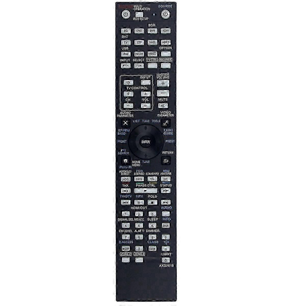 Replacement Remote Control AXD7613 for Pioneer SC-LX75 VSX-LX55 SC-09TX AXD7612 AXD7616 AV Receiver [jkw]