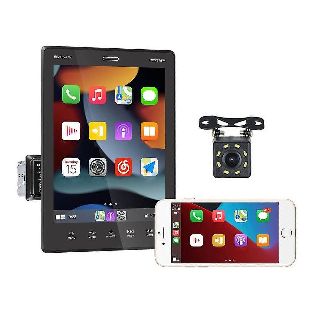 9.5 inch MP5 Carplay Player, Style: Standard+8 Light Camera Standard+8 Light Camera