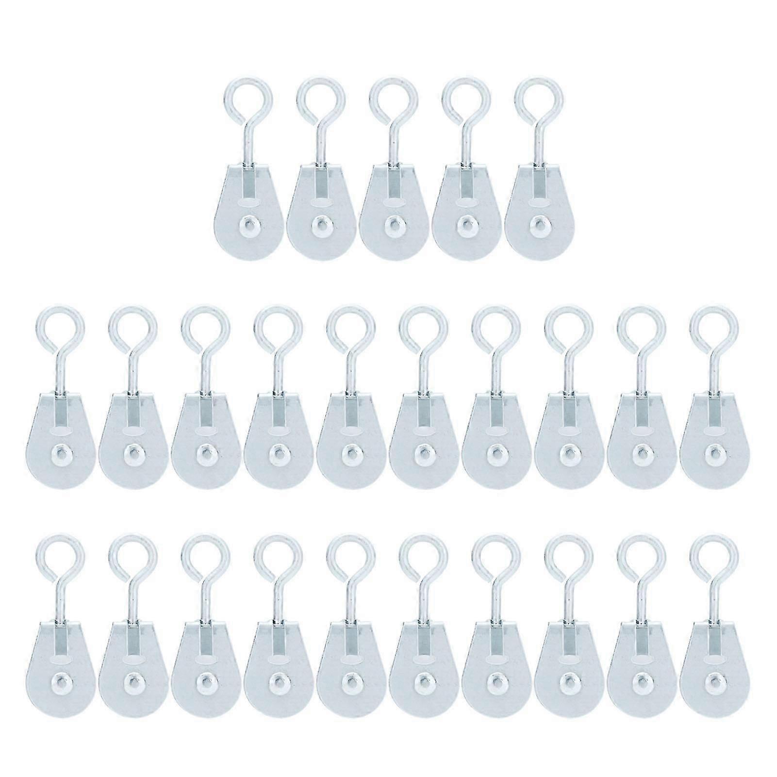 25pcs Pulley Durable Wearable Small Compact Easy Replaceable Convenient Practical Greenhouse Equipment for Agriculture NO4484