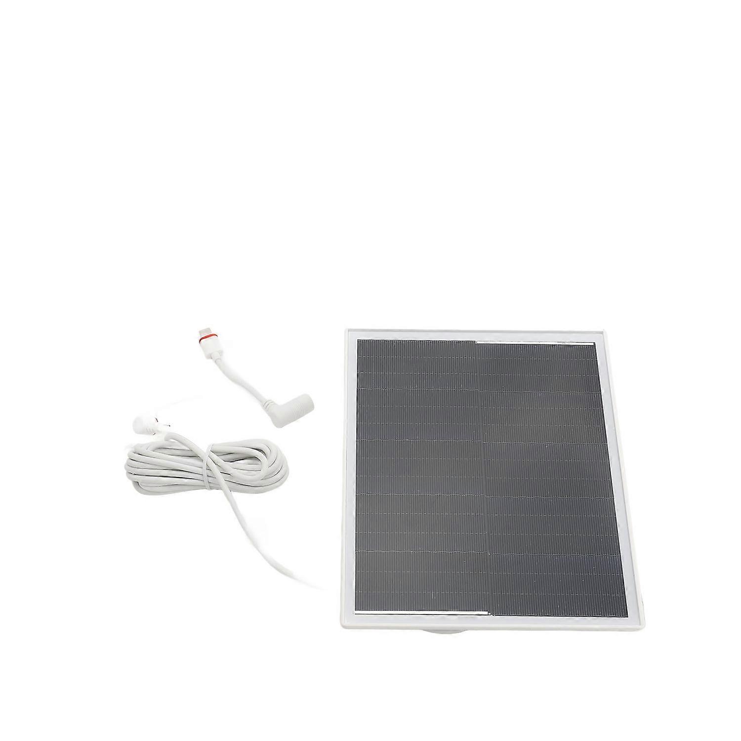 Camera Solar Panel 360° Adjustable IP66 5V 6W Shingled Monocrystalline Security Camera Solar Power C