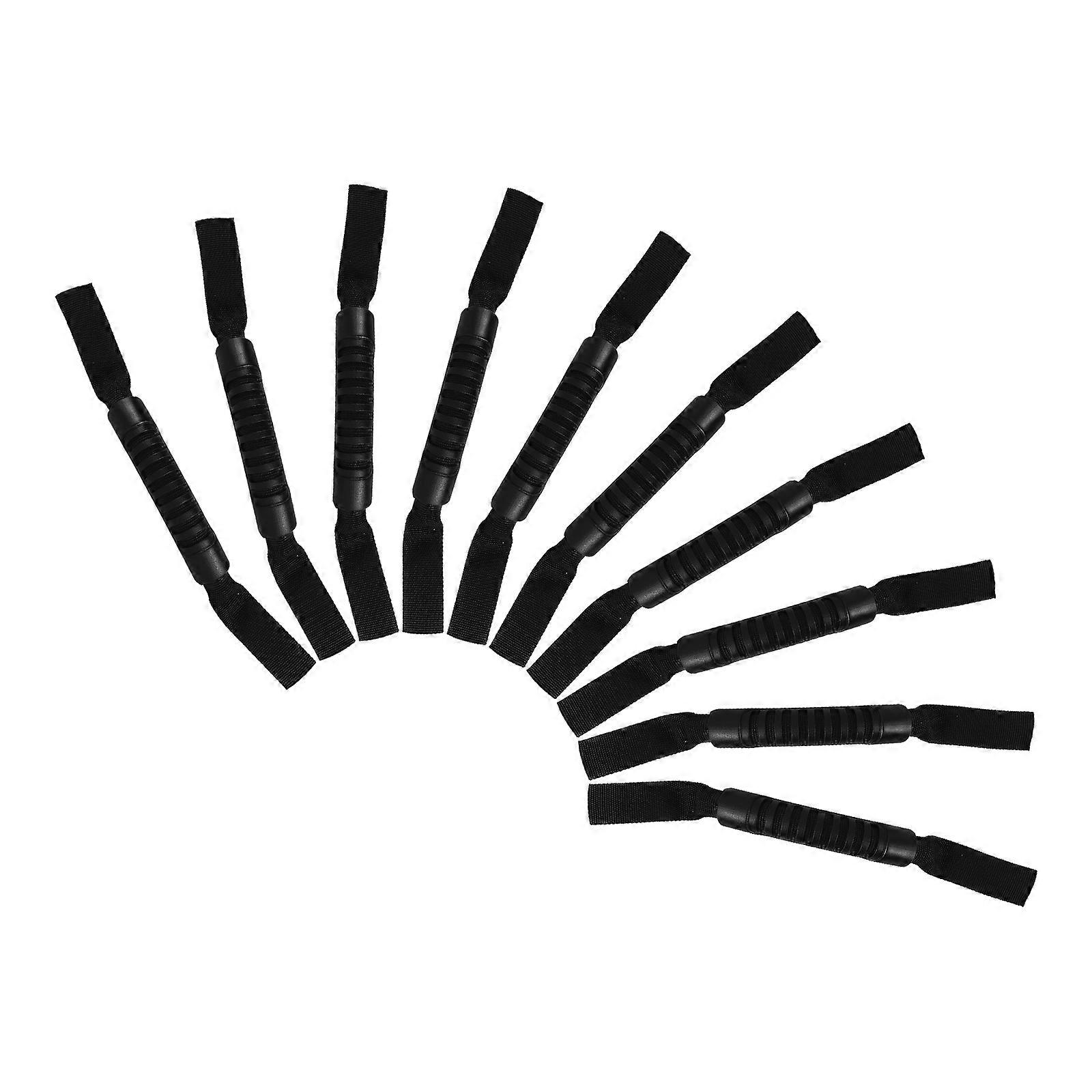 Kayak Handle Carry Handle for Replacement Use 10Pcs Comfortable Grip Black PVC