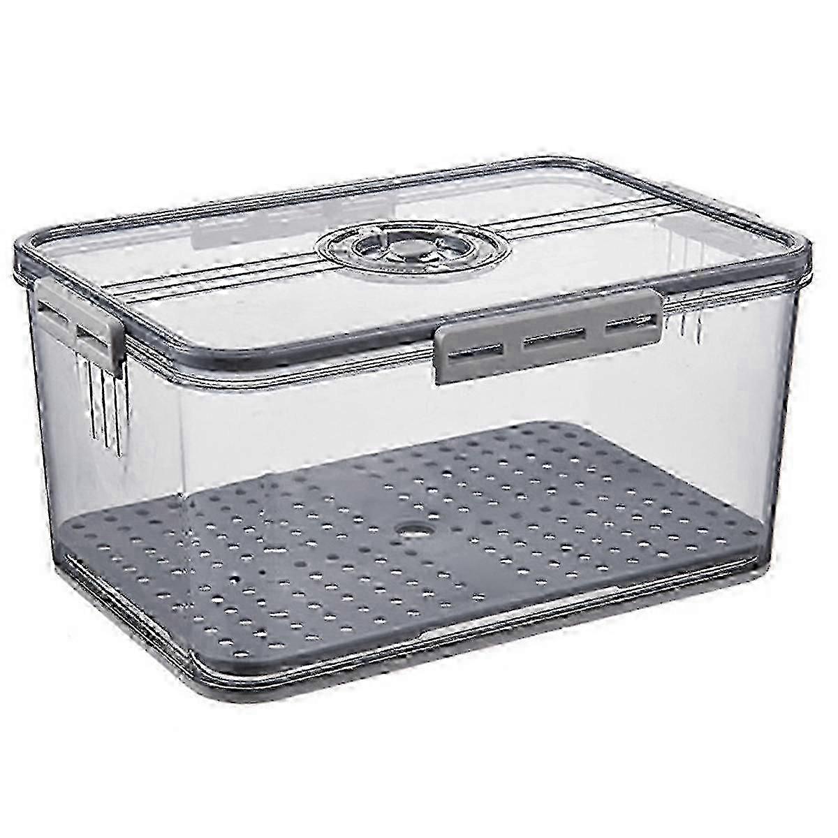 Bread Box Airtight Bread Boxes for Kitchen Counter, Time Recording Bread Storage Container with Lid