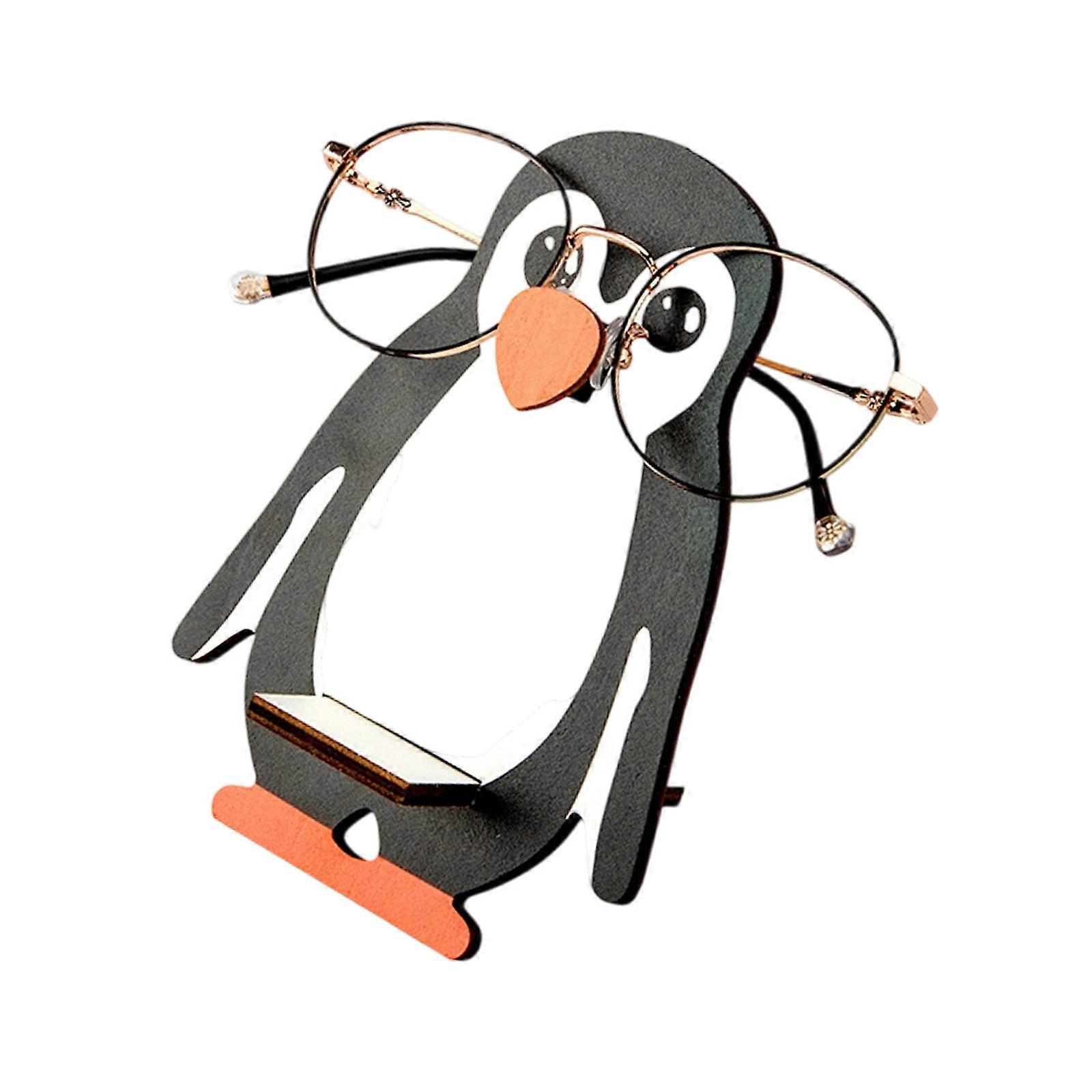 Artistic Oaken Desktop Planner Combines Phone Stand Glasses Rest Environmentally Safe Even Multicolor