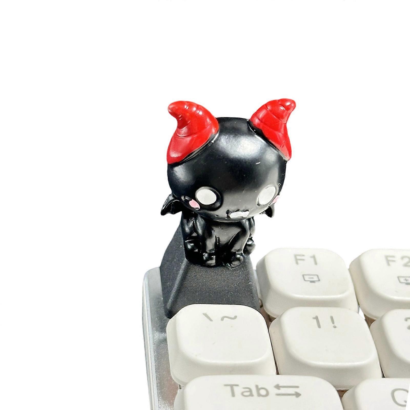 Horror Character Mechanical Keycaps Mount Design Plastic Material For Gaming Typing Enthusiasts Multicolor