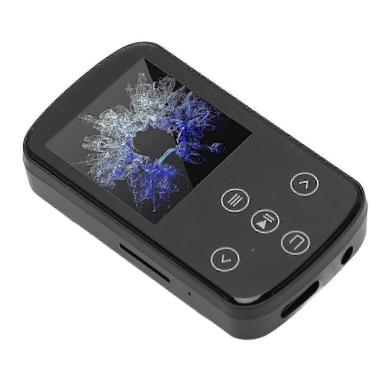 MP3 Player with Clip Bluetooth 5.3 Support Up To 128GB Portable Music Player for Sports Running With 32G Small Memory Card