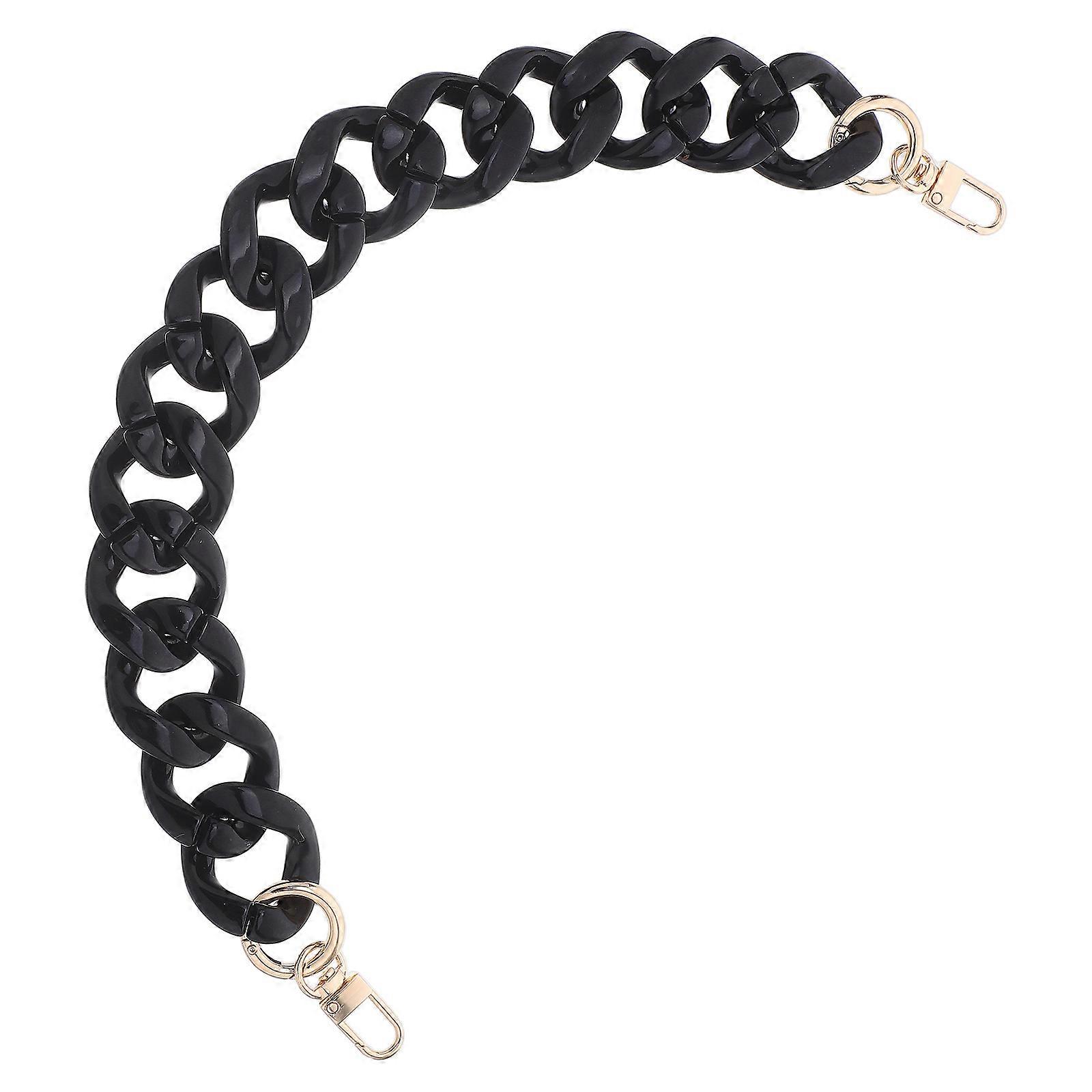 Shiny Acrylic Purse Chain for Handbag Replacement Clip Strap