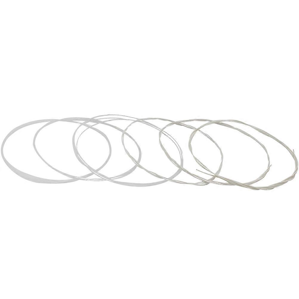 6 pcs Classical Guitar Strings Acoustic Guitar Strings Music Instrument Guitar Strings Metal Guitar String