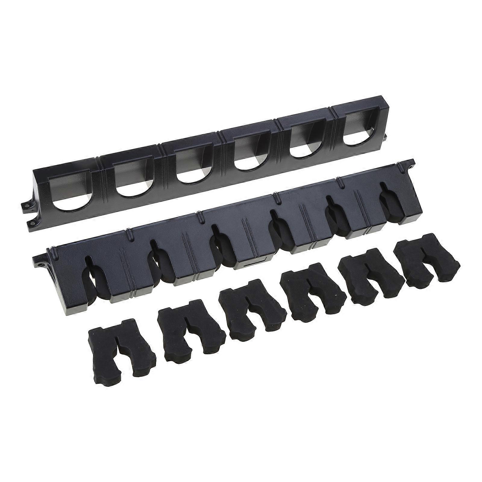 Wall-mounted ABS Fishing Rod Display Rack Fixed Base Support Collection Holder Multicolor