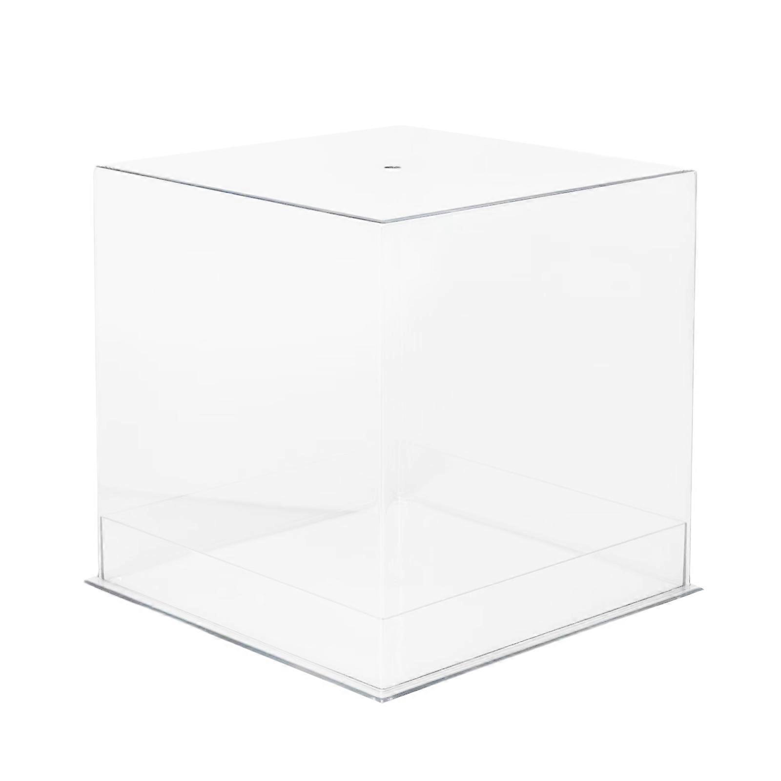 Clear Acrylic Handheld Flower Container Multipurpose Acrylic Flower Gift Box Stylish Container for Holiday and Craft  XL