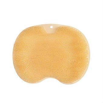 w 2Pcs Douche Pied Dos Récureur Tampon Massage Bain Corporel Brosse Douce Tapis Nettoyage Bain