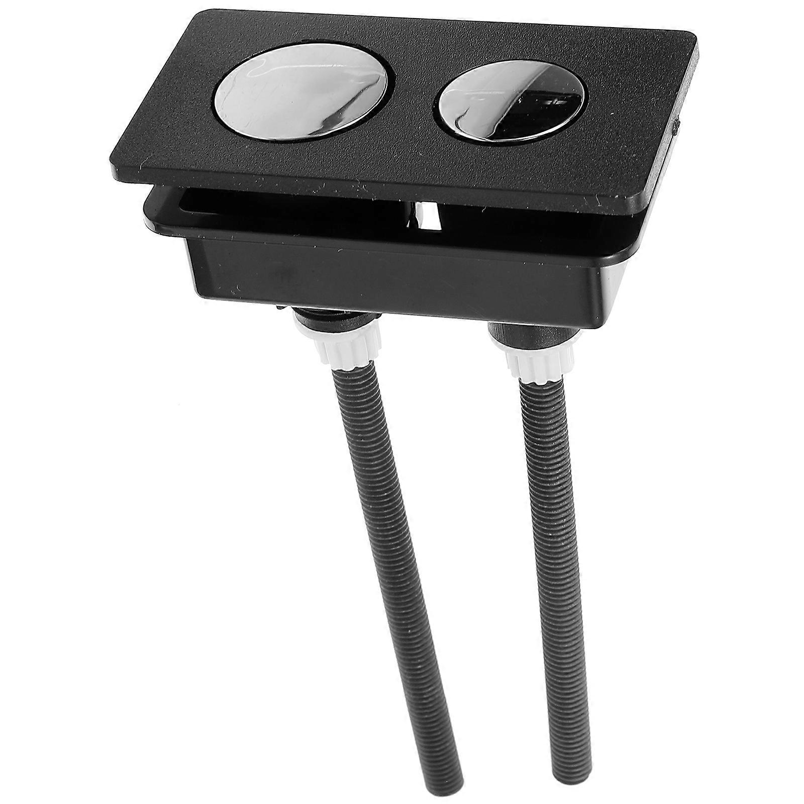 Toilet Tank Dual Flush Button Rectangle Style Push Button