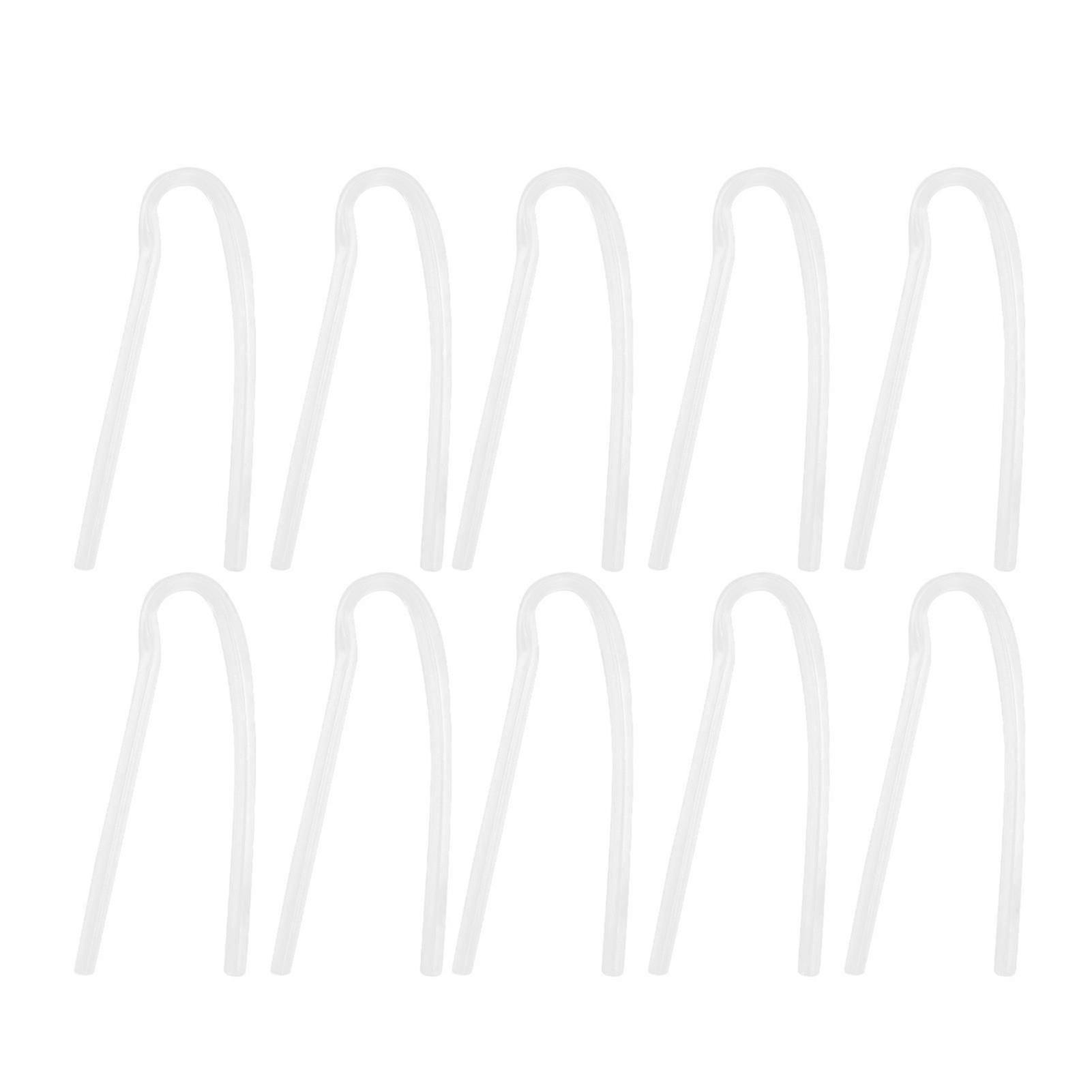 10Pcs Replacement Hearing Aid Tubes R Type for BTE Earmold Hearing Aids