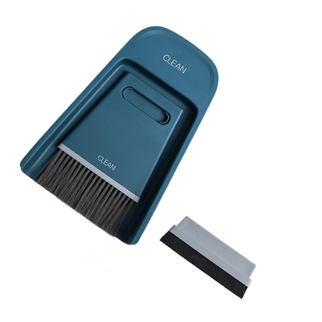 Desktop Cleaning Broom and Dustpan Set – Mini Table Scrub Brush for Home Office Desk Cleaning