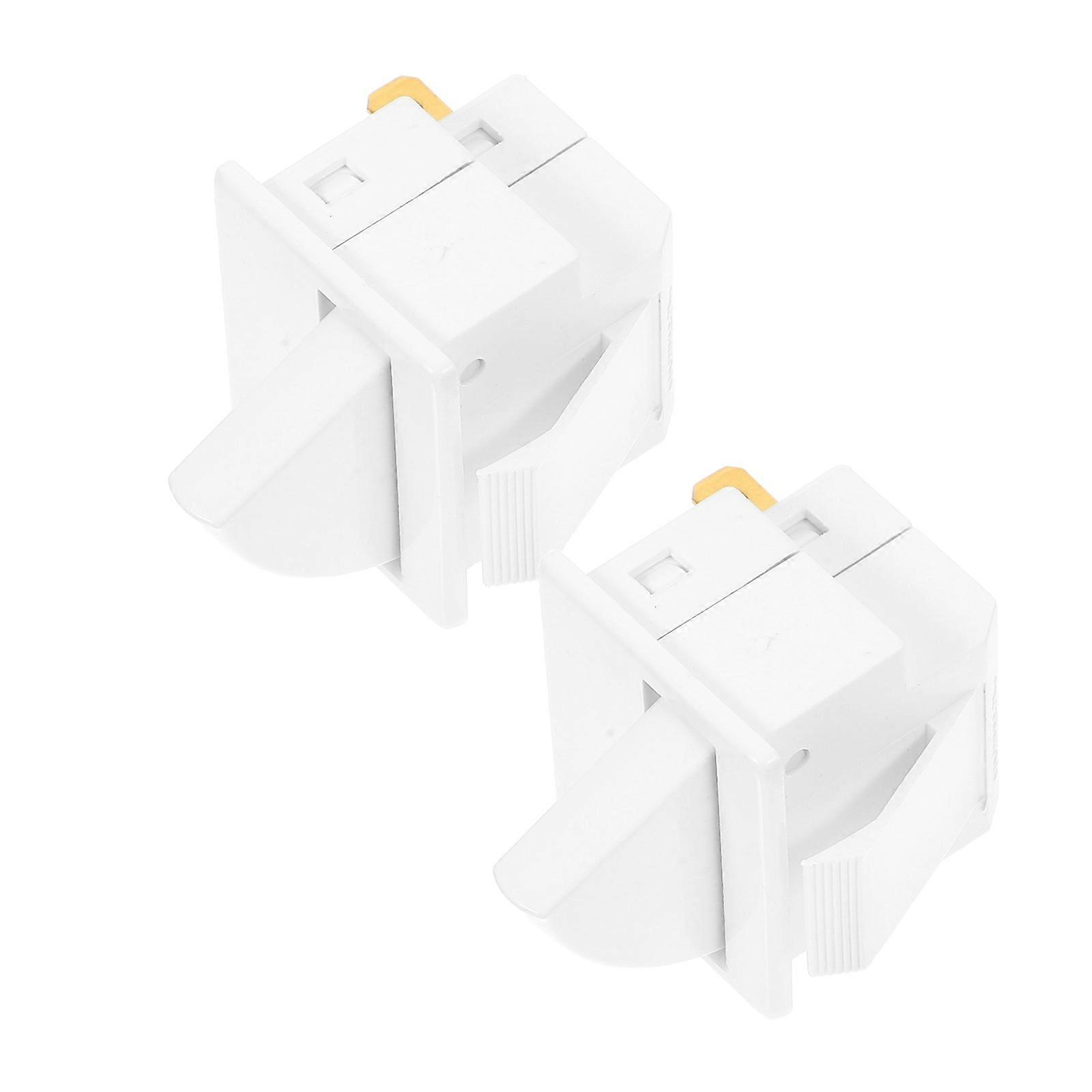 Refrigerator Control Light Switch Door Switch for 2Pcs Replacement