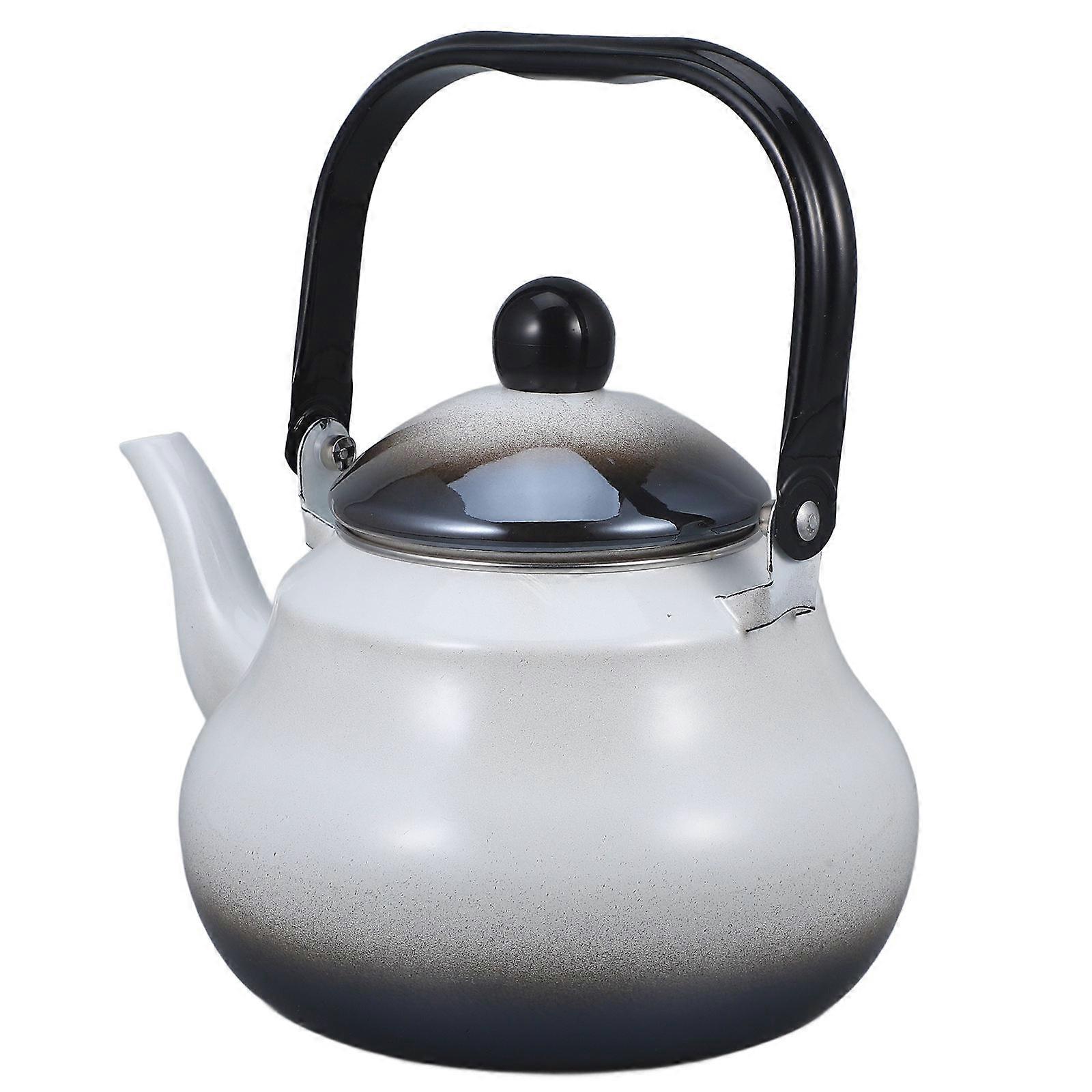 Enamel Tea Kettle Vintage Style for Water Boiling 2L Single Unit