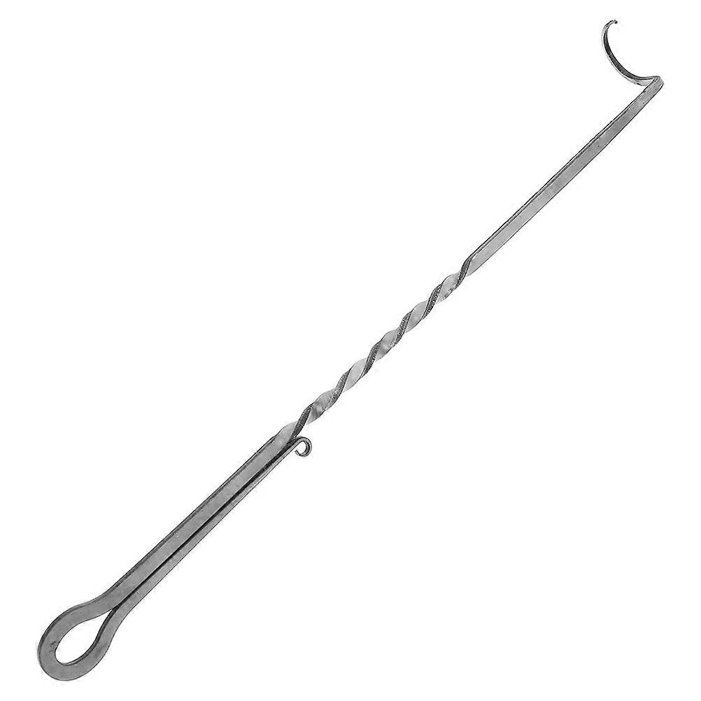 Bbq Food Flipper Hook for Barbecue Use 1 Piece Stainless Steel Turner