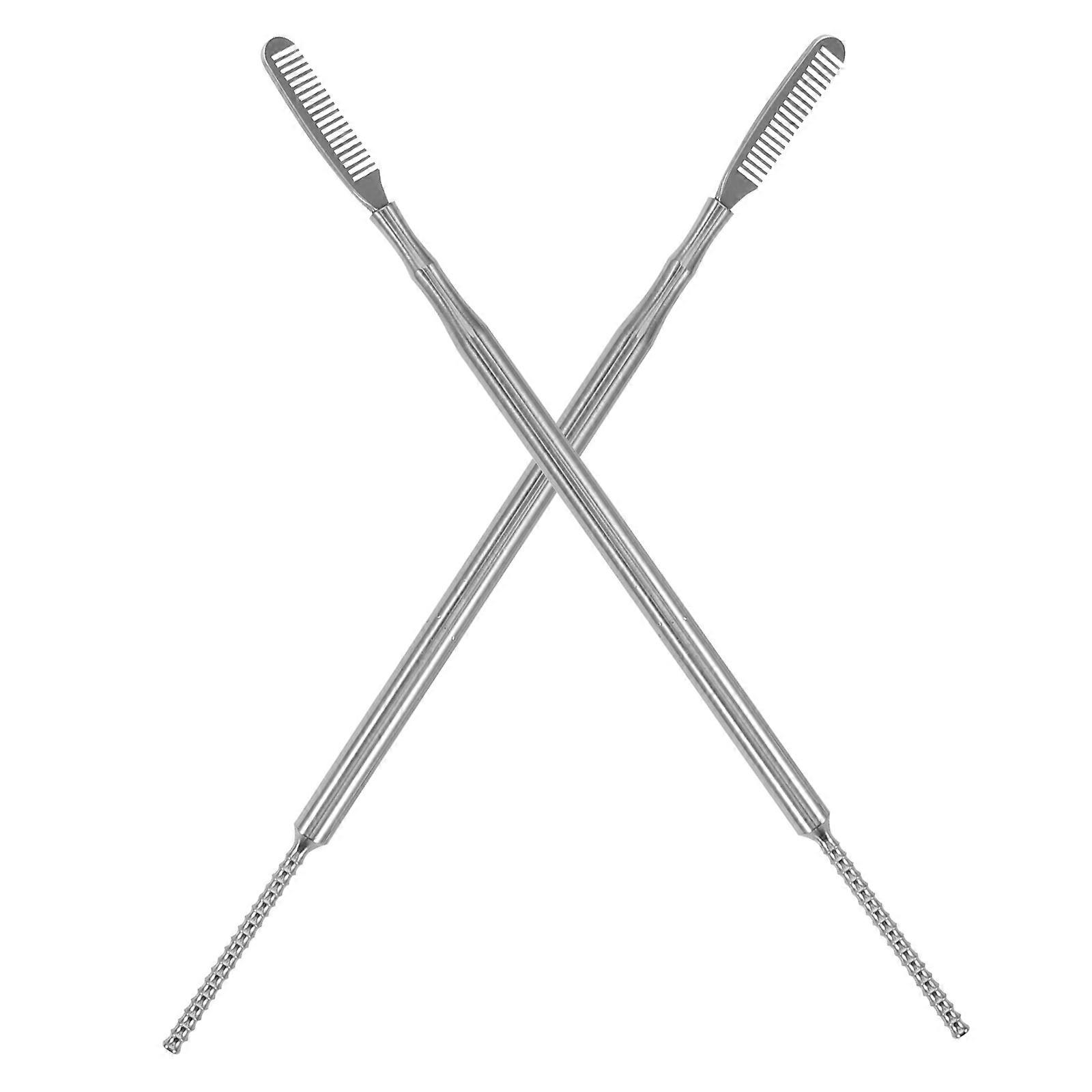 Eyelash Lift Tool Metal Lash Separator for Curling 2Pcs Set