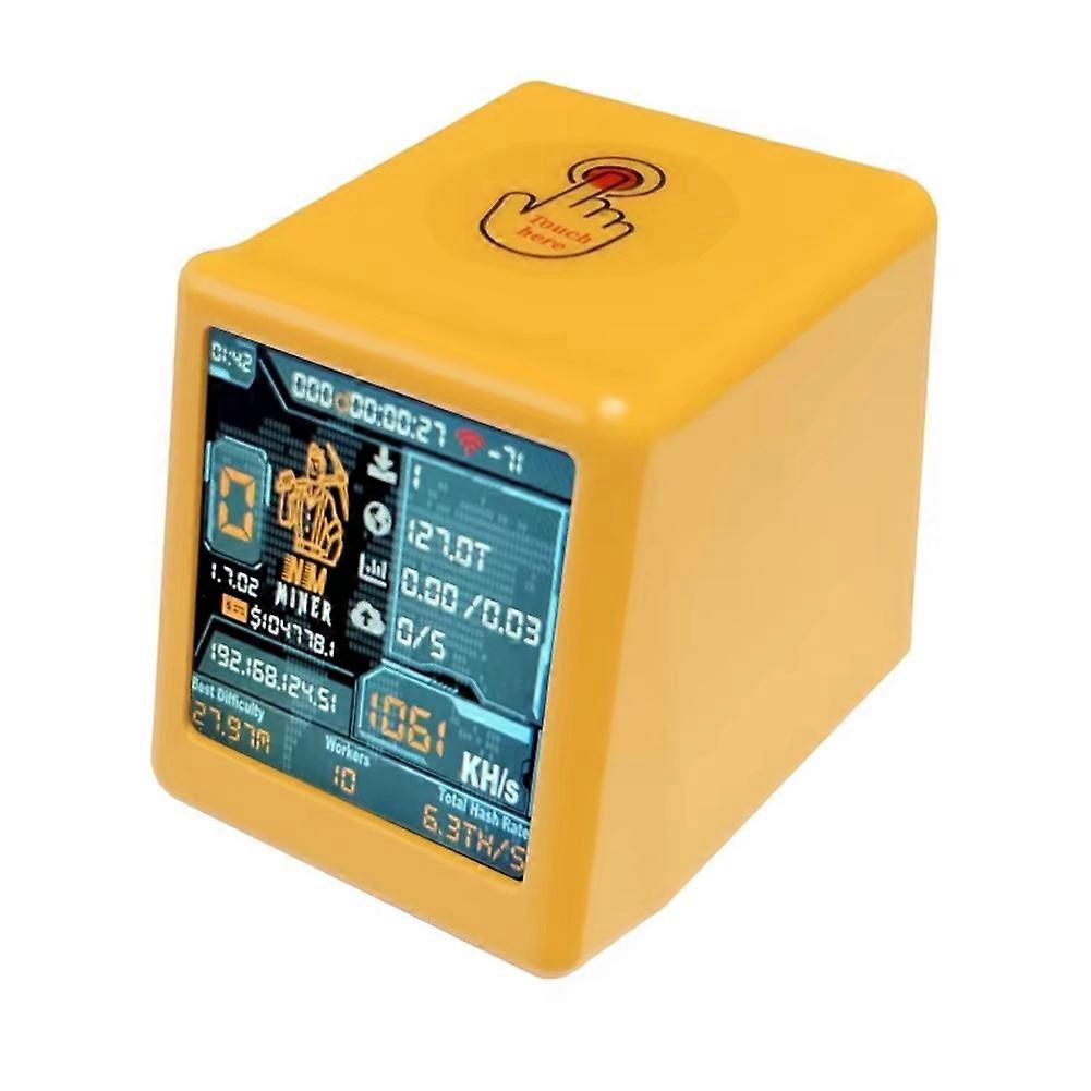NM TV NMMiner Smart TV 1060KH/S Hashrate Nerdminer V2 ESP32 BTC SOLO Lottery Miner Smart Gift Home Silent Desktop Clock