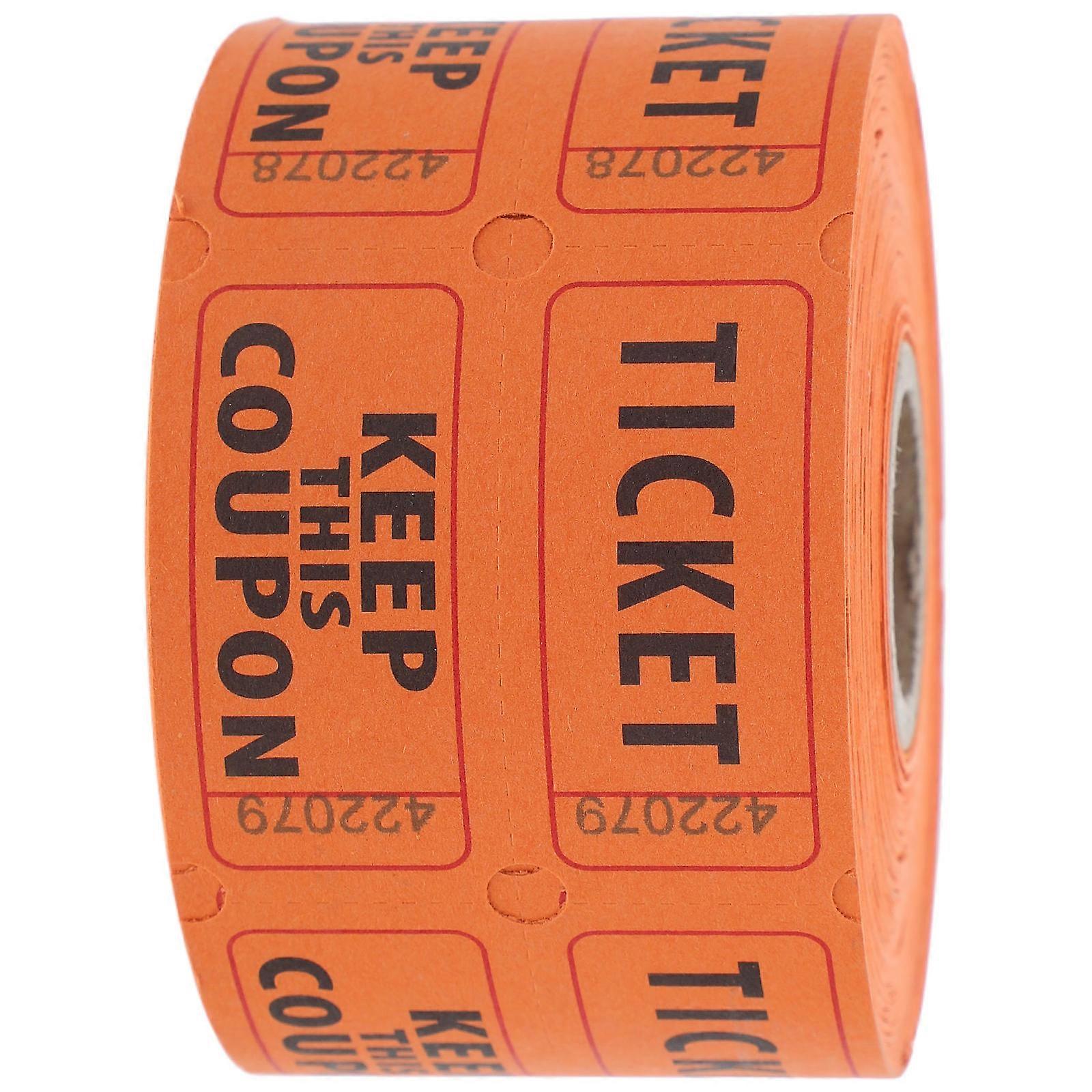 Raffle Tickets Double Roll for Fundraisers Use 500Pcs Numbered