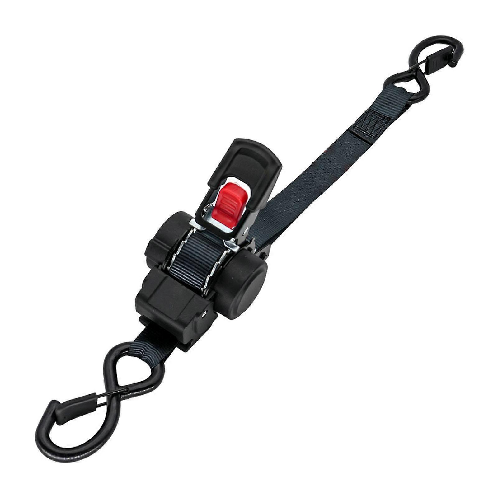 Retractable Ratchet Strap Adjustable Self Contained for Van Pickup Trailer