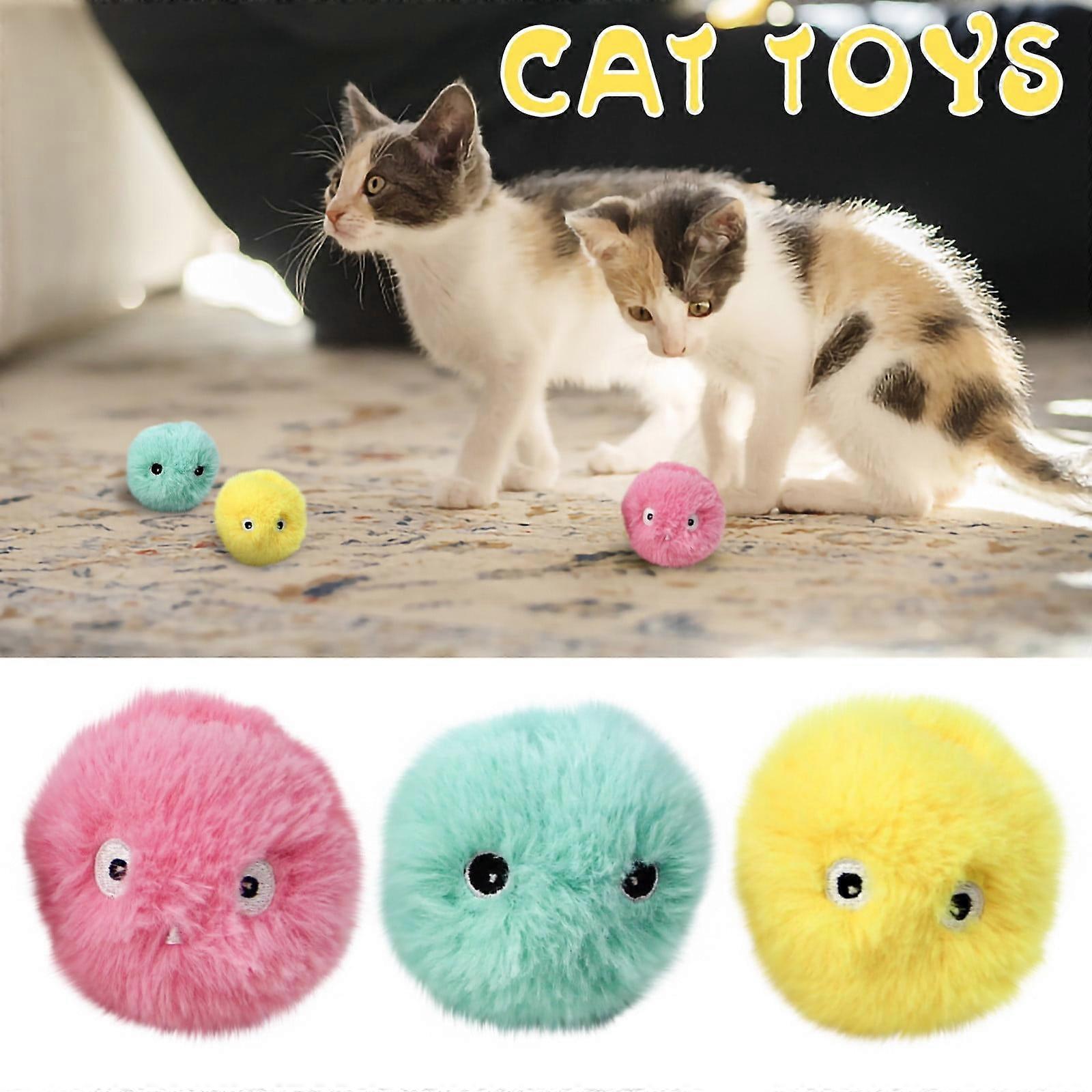 Jacenvly New Pet Supplies Catnip Ball Interactive Toy with Sound Plush Catnip Ball Toy Summer Savings Clearance