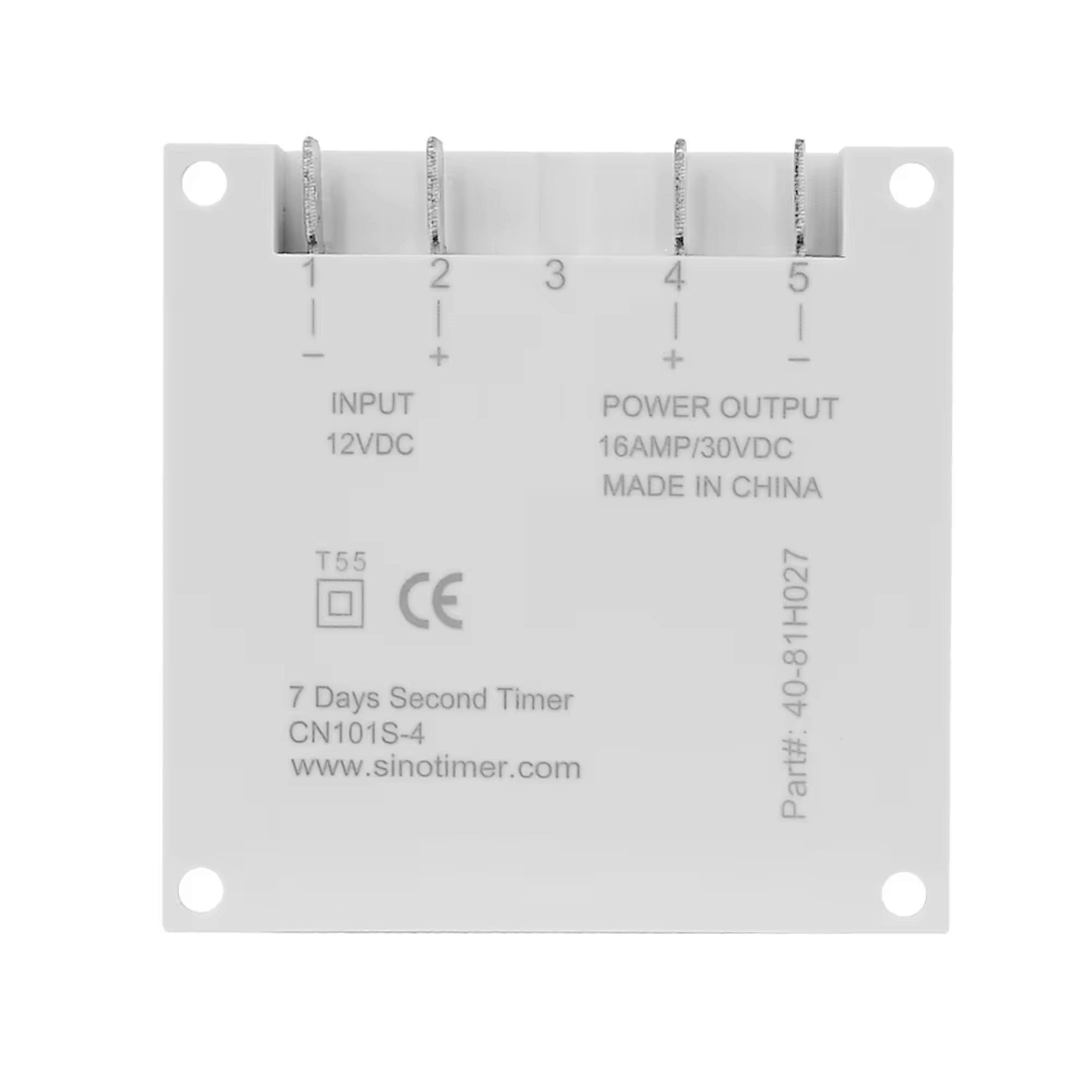 1 Second Interval 5V 12V 24V 110V 220V Digital LCD Timer Switch 7 Days Weekly Programmable Time Relay Programmer CN101S