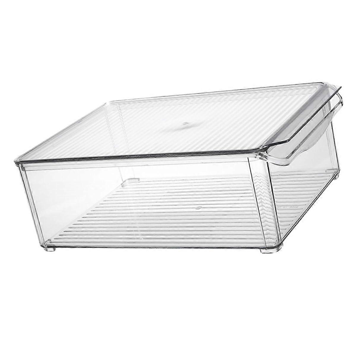 Refrigerator Storage Containers Stackable Airtight Large Fruit and Vegetable Organizer Bin for Fridge