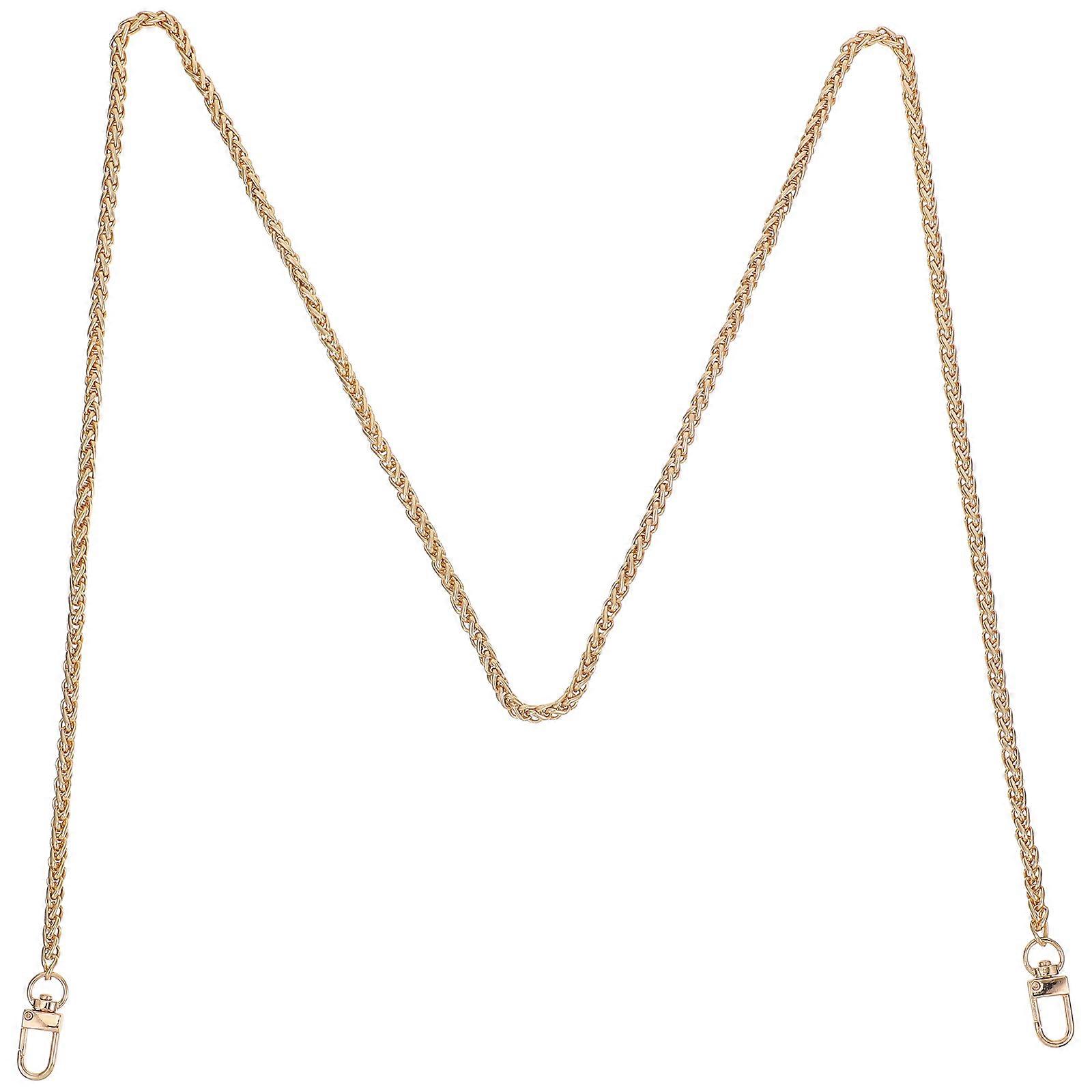 Golden Metal Chain Strap for Crossbody Bag Chains with Clasps