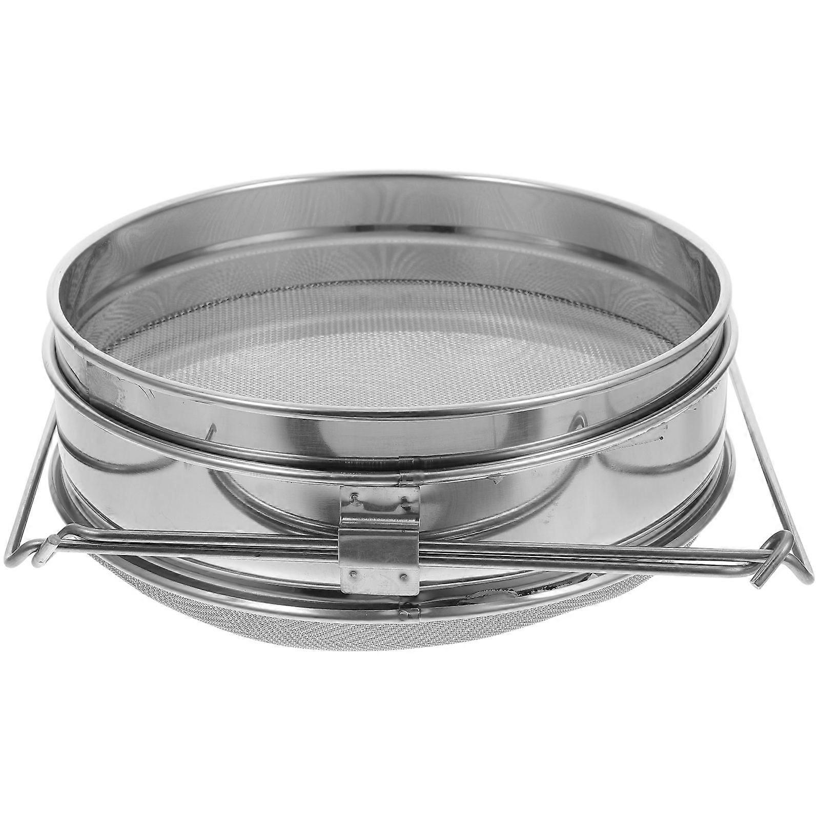Double Sieve Honey Filter Stainless Steel for Beekeeping Tools