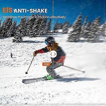Action Camera 5K 30FPS Snorkeling Waterproof with Audio Video EIS Stabilization