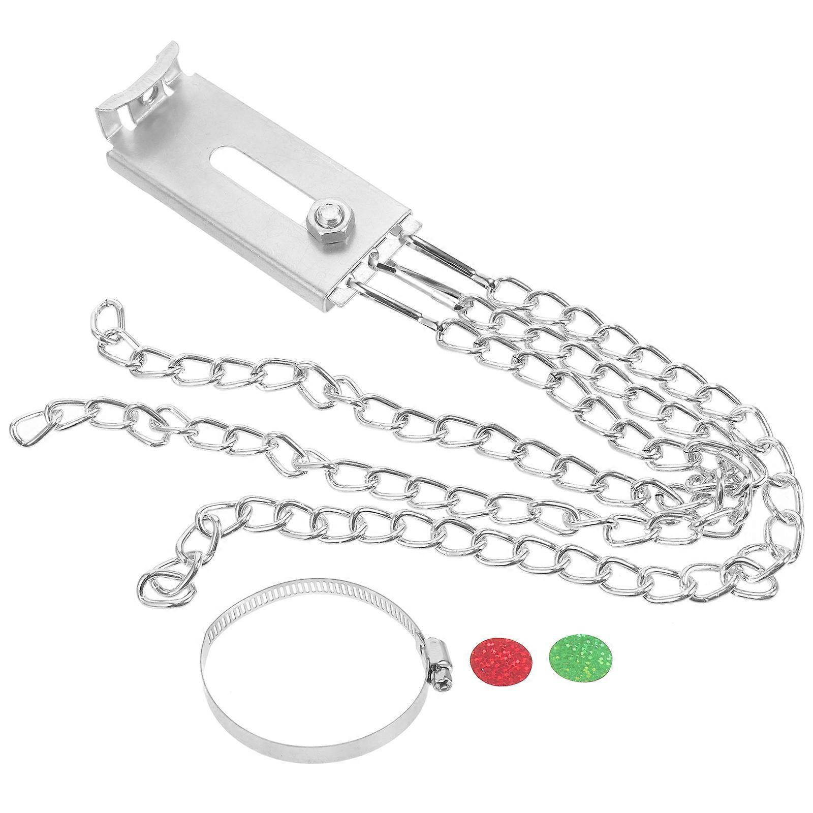 Silver Car Anti Static Strap for Static Discharge 3Pcs Galvanized Iron