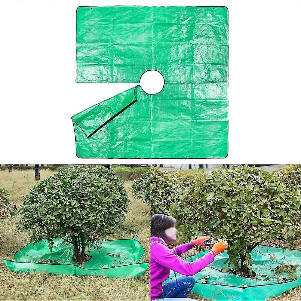Waterproof Garden Leaf Tarp with Durable Corner Buckles for Pruning and Yard Cleanup