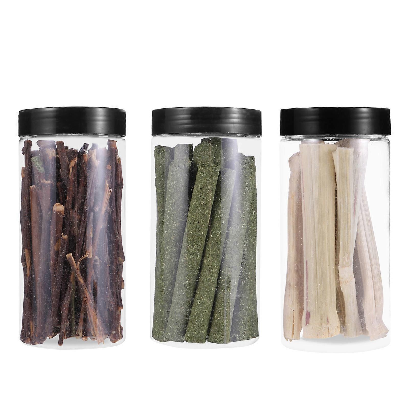 Teeth Grinding Toys Rabbit Chew Sticks for Pet Chewing 6 Boxes Set